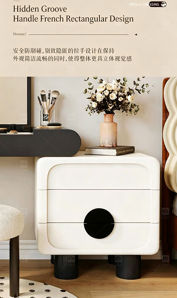 Modern Lighted Flip Top Vanity Mirror Cabinet Multi-functional Desktop Storage Box for Jewelry Cosmetics Bedroom Bathroom Use