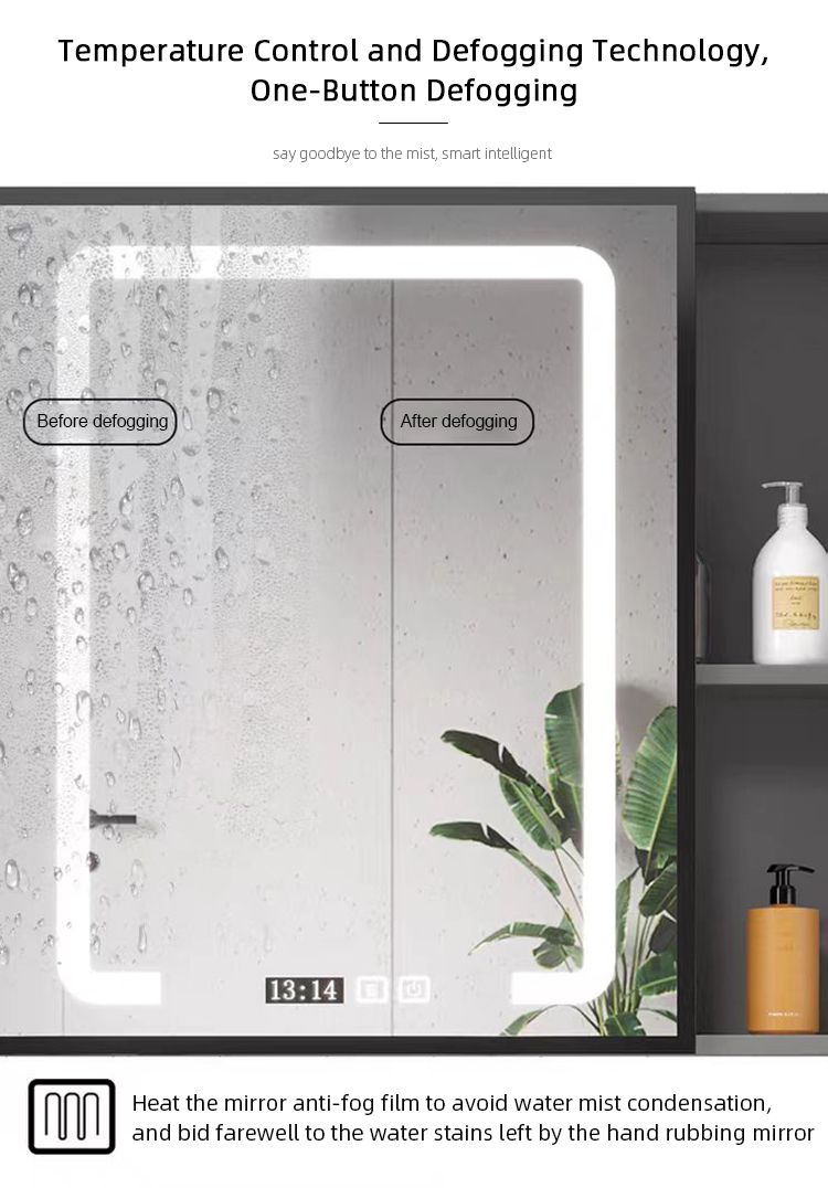 Modern Premium Aluminum Bathroom Vanity Cabinet with Ceramic Basin Sink Narrow Wall Mounted Cabinet for Small Bathrooms