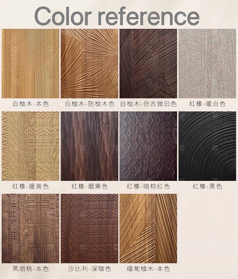 Modern Minimalist 3D Relief Solid Wood Waterproof Interior Door Narrow Frame Soundproof Bedroom Door for Bathroom Living Room