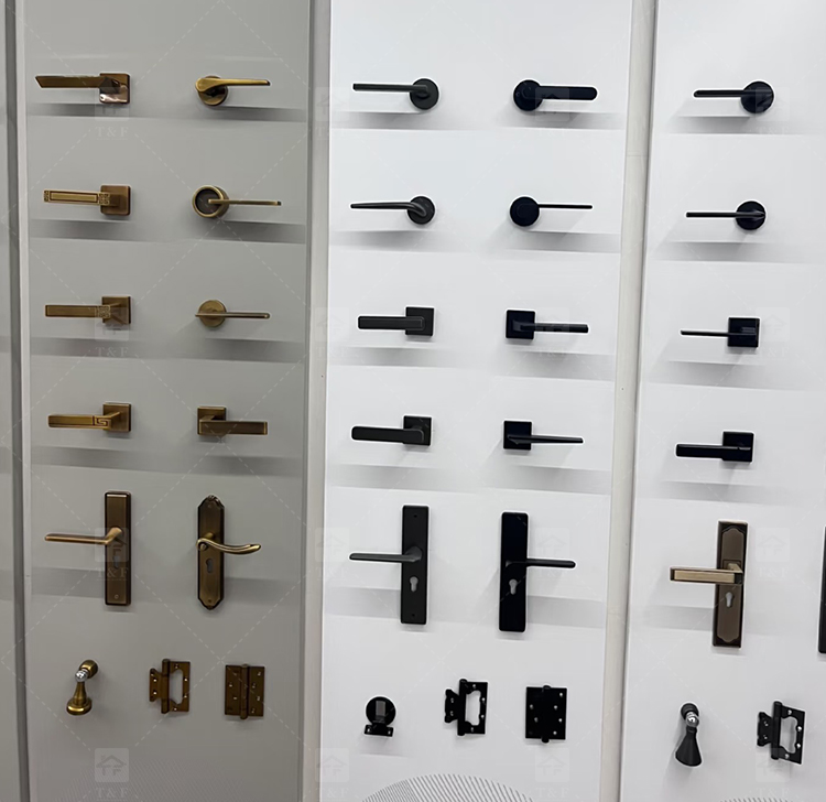 Factory High Performance Cost Ratio Modern Interior Door Handles Lock with Customization for Villa Hotel & Apartment Use