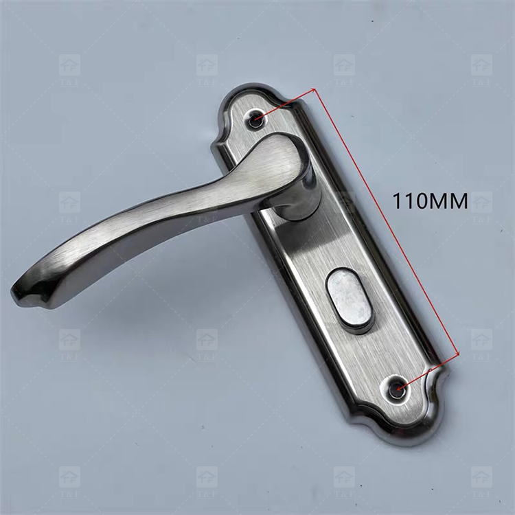 Modern Rustproof SUS304 Stainless Steel Hotel Interior Door Lock Set Silent Mechanism Wooden Lever Lock Multiple Available
