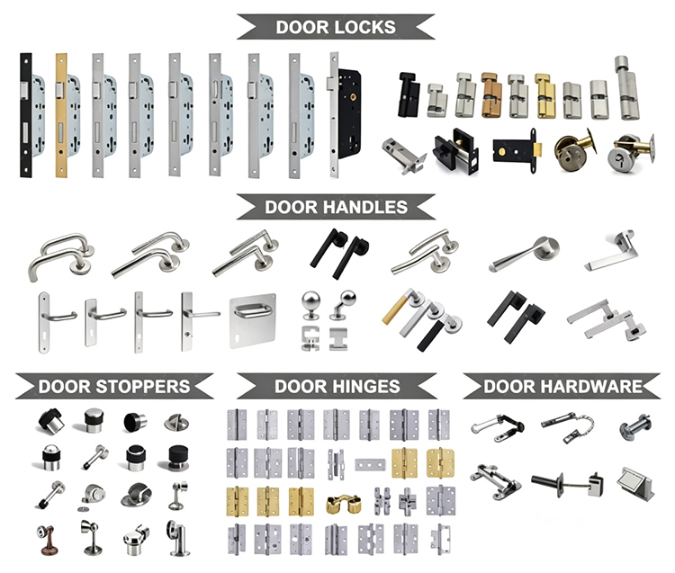 Matte Black Modern Minimalist Villa Door Handle Interior Wood Door Lever Lock Anti-Fingerprint Easy Clean Ambidextrous